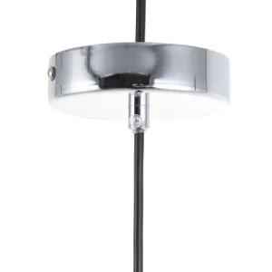 Beliani Lampe Suspension Gris 18