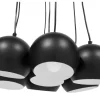 Beliani Lampe Suspension Noir 17