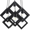 Beliani Lampe Suspension Noire 19