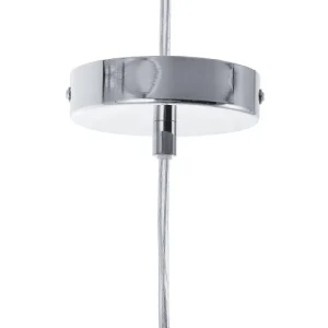 Beliani Lampe Suspension Transparent 12