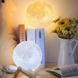 Coup De Coeur Lampe Veilleuse à Poser Pleine Lune 15cm 7