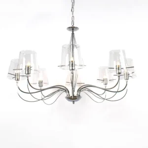 Keria Lustre En Métal Transparent 18