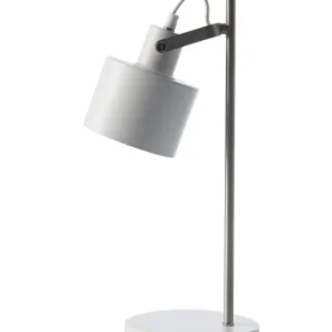 Dyberg Larsen Ocean – Lampe De Table En Métal Blanc Mat, H 43 Cm D 11 Cm 14