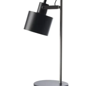 Dyberg Larsen Ocean – Lampe De Table En Métal Noir Mat, H 43 Cm D 11 Cm 14