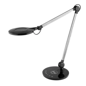 Dyberg Larsen Office – Lampe De Table En Métal Blanc Brillant, H 50 Cm D 17 Cm 18