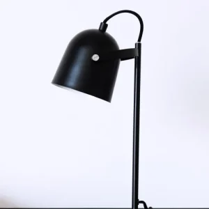 Dyberg Larsen Oslo – Lampe De Table En Métal Noir Mat, H 37 Cm D 11 Cm 11