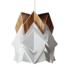 Tedzukuri Atelier Petite Suspension Origami Design En Papier Et Ecowood 16