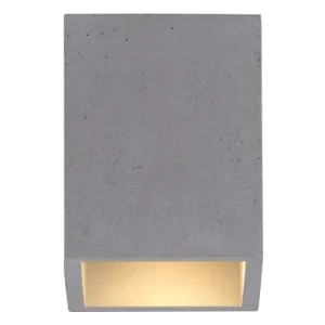 Paul Neuhaus Plafonnier En Concrete Gris 10