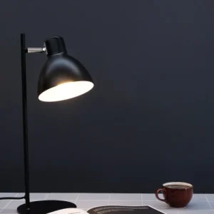 Dyberg Larsen Skagen – Lampe De Table En Métal Noir Mat, H 50 Cm D 16 Cm 15