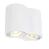 QAZQA Spot Plafond En Acier Blanc 20