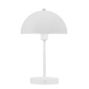 Dyberg Larsen Stockholm – Lampe De Table En Métal Blanc Mat, H 30 Cm D 20 Cm 10