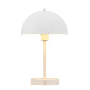 Dyberg Larsen Stockholm – Lampe De Table En Métal Blanc Mat, H 30 Cm D 20 Cm 12