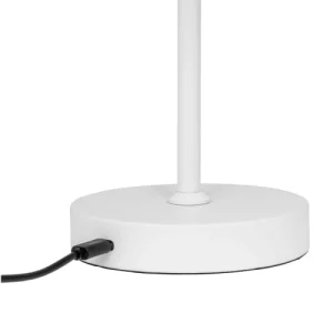 Dyberg Larsen Stockholm – Lampe De Table En Métal Blanc Mat, H 30 Cm D 20 Cm 18