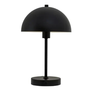 Dyberg Larsen Stockholm – Lampe De Table En Métal Noir Mat, H 30 Cm D 20 Cm 10