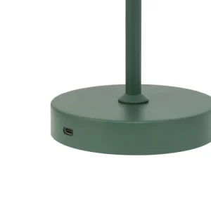 Dyberg Larsen Stockholm – Lampe De Table En Métal Vert Foncé, H 30 Cm D 20 Cm 14