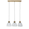 Maisons Du Monde Suspension 3 Globes En Verre Et Manguier 22