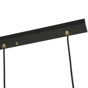 Maisons Du Monde Suspension 4 Globes En Verre Noir Fumé Et Support En Métal Noir 6