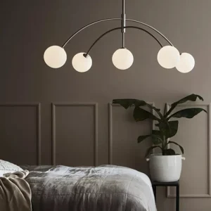 Markslöjd Suspension 5 Lumières Métal/verre Opalin D117cm 15