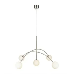 Markslöjd Suspension 5 Lumières Métal/verre Opalin D117cm 16