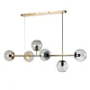 Bolia Suspension 6 Lumières Métal/verre L114cm 22