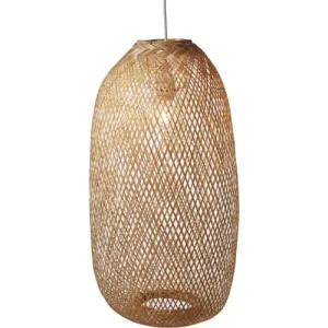 ATHM DESIGN Suspension Abat Jour Bambou Beige 13