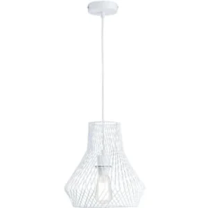 ATHM DESIGN Suspension Abat Jour Métal Blanc 12