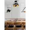 ATHM DESIGN Suspension Abat Jour Métal Noir 10