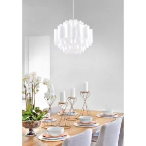 ATHM DESIGN Suspension Abat Jour Polypropylène Blanc 10