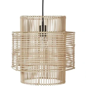 ATHM DESIGN Suspension Abat Jour Rotin Beige 10