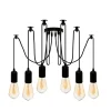 Home Maison Suspension Araignée 6 Ampoules 20