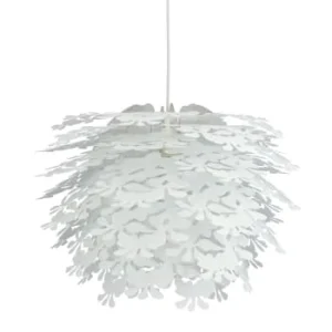 Dyberg Larsen Suspension Avec Ailettes Polycarbonate Couleur Gris, H 40 Cm D 45 Cm 16