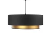 Kauze Luminaires Suspension Déco Chic Noir Et Or Ø 35cm 22