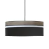 Kauze Luminaires Suspension Déco Noir Et Gris Ø 45 16