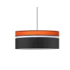 Kauze Luminaires Suspension Déco Noir Et Orange Ø 50 19