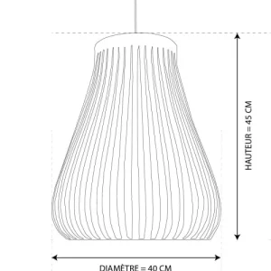 Abat-jours Suspension Design Eluim Or Ø 40 X H 45 15