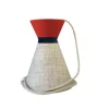 Ambiances & Toiles Suspension Diabolo En Lin Naturel Fils Multicolores/top Rouge, H 29 Cm 19