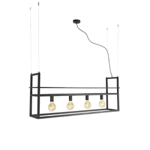 QAZQA Suspension En Acier Noir 14