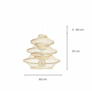 C-Création Suspension En Bambou Naturel 18