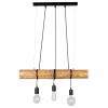 Britop Lighting Suspension En Bois 3 Ampoules 22