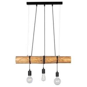 Britop Lighting Suspension En Bois 3 Ampoules 11