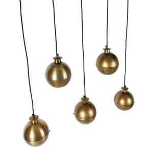 QAZQA Suspension En Bois Bronze 10