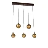 QAZQA Suspension En Bois Bronze 10