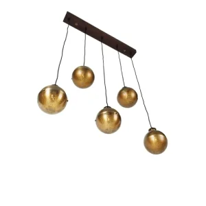 QAZQA Suspension En Bois Bronze 18