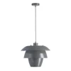 Altobuy Suspension En Métal Gris Forme Fleur Géométrique 19