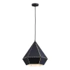 Altobuy Suspension En Métal Noir Forme Diamant 16