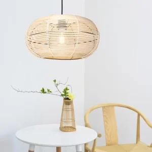 Keria Suspension En Rattan Naturel 9