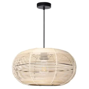 Keria Suspension En Rattan Naturel 11