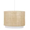 Maisons Du Monde Suspension En Rotin Et Coton Blanc 13