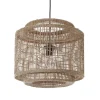 Lussiol Lighting Suspension En Rotin Naturel D. 40 Cm 19