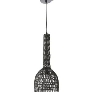 Lussiol Lighting Suspension En Rotin Noir D. 23 Cm 18